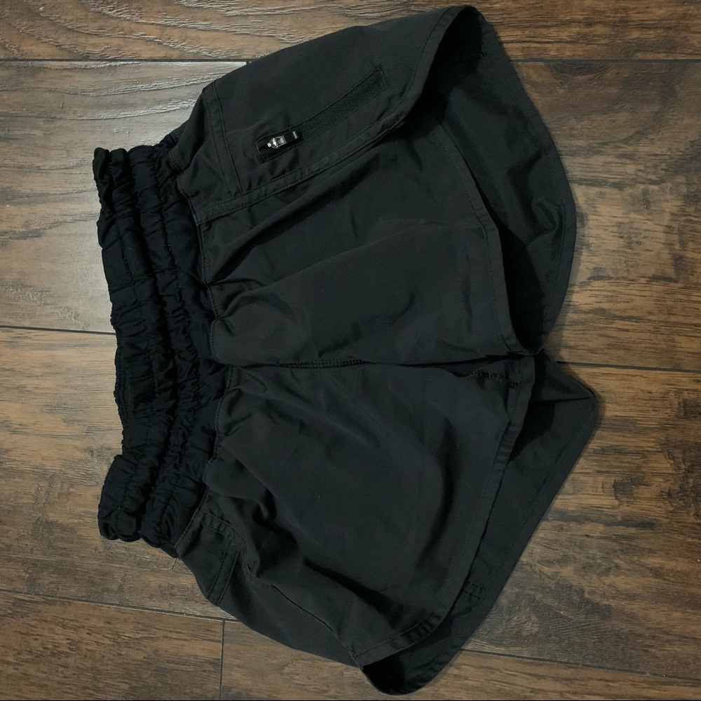 Black Lululemon tracker shorts
